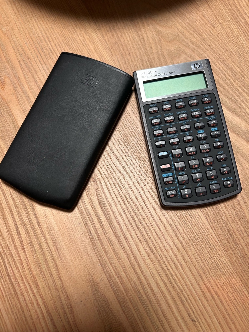 HP 10B11 Hewlett Packard Invent - Business Calculator With Case & New Batteries